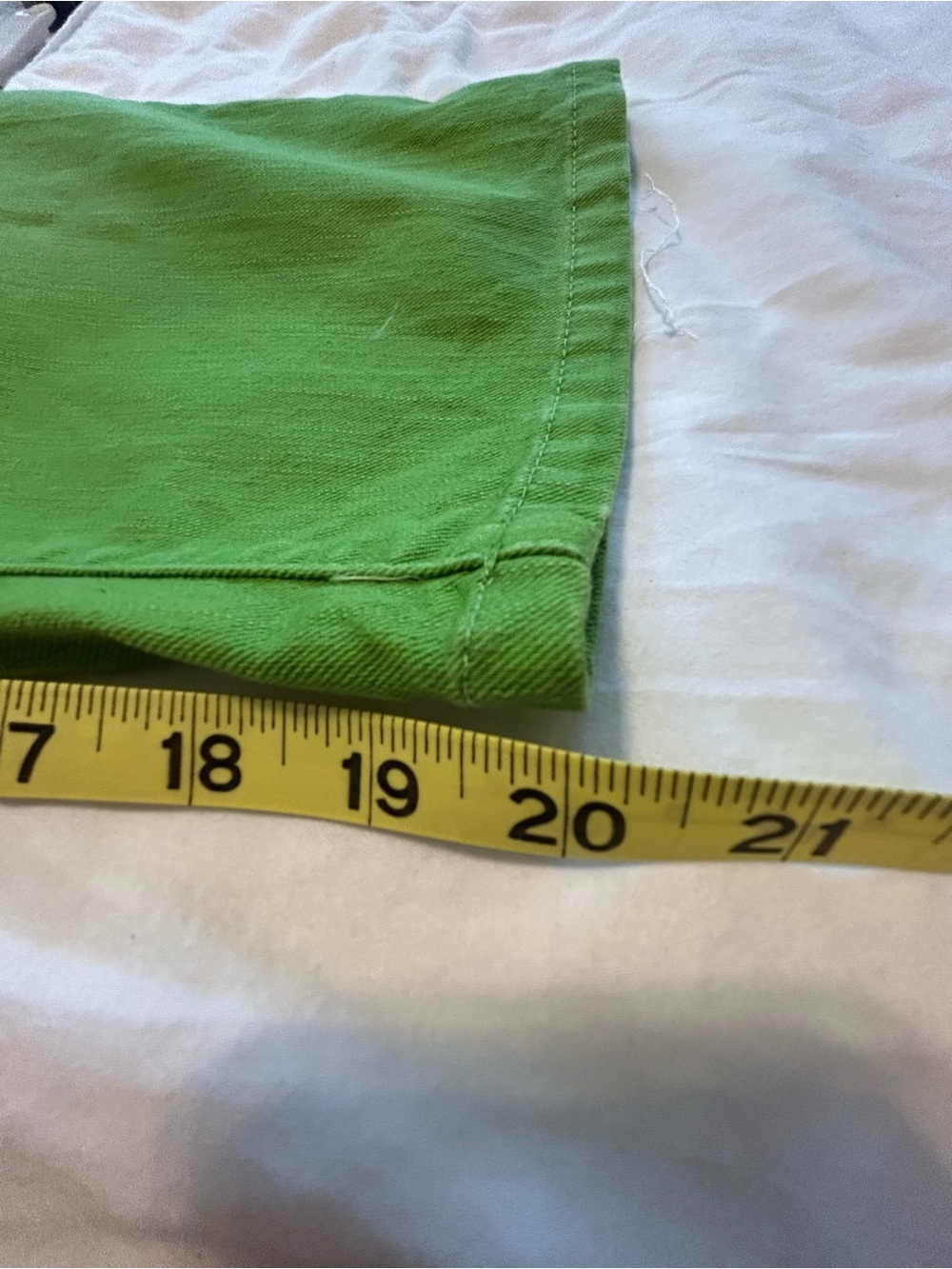 Talbots Bright Green Petite Cropped Pants - Picture 8 of 9